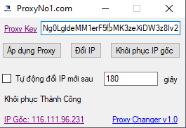 Hướng dẫn sử dụng tool đổi IP Proxy cho Windows By Proxyno1